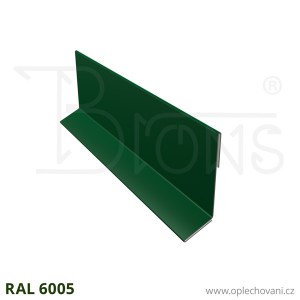 Závětrná lišta zahakovací rš 110 tmavě zelená - obr. 1