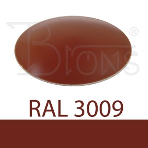 Klobouček krycí - červenohnědá RAL 3009 - obr. 1