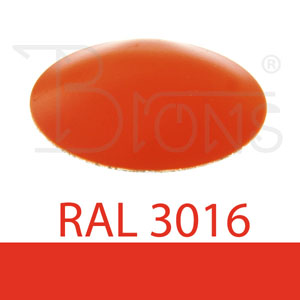 Klobouček krycí - korálově červená RAL 3016 - obr. 1