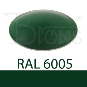Klobouček krycí - tmavě zelená RAL 6005 - obr. 1