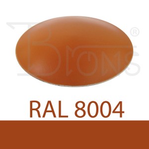 Klobouček krycí - cihlově červená RAL 8004 - obr. 1