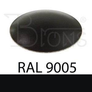 Klobouček krycí - černá RAL 9005 - obr. 1