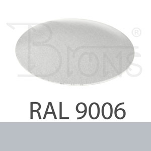 Klobouček krycí - stříbrná RAL 9006 - obr. 1