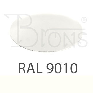 Klobouček krycí - bílá RAL 9010 - obr. 1