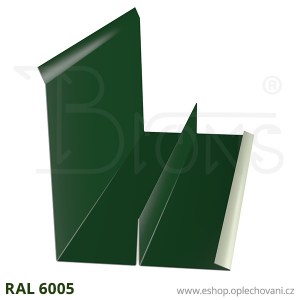 Lemování zdí rš 375 tmavě zelená - obr. 1