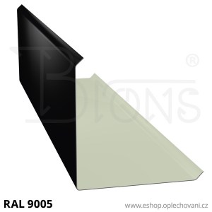 Roh vnější - hřebenáč RVHR240, černá RAL9005