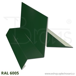 Závětrná lišta rš 250 tmavě zelená - obr. 1
